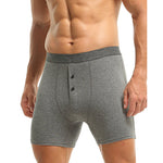 3 Pack Men's Ultra-Soft Breathable Cotton Button Fly Midway Briefs