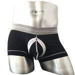 2 Pack Men's Detachable Pouch Breathable Boxer Briefs