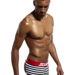 2 Pack Men's Breathable Cotton Skin-Friendly Sexy Low-Rise & Revealing Jockstraps