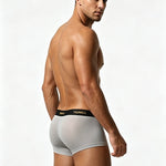 2 Pack Men's Soft Touch Mid-Rise Cooling Minimalist Design Trunks