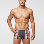 2 Pack Men's Cotton Mixed Tartan Lounge Shorts