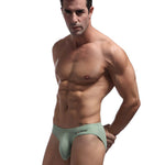 2 Pack Men's Comfortable Cotton Large Pouch Sports Bikini