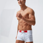Men's Moisture-Wicking Lining Sporty Cut Stay-Put Fit Swim Shorts & Trunks