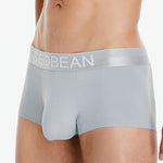 3 Pack Men's  Ice Silk Solid Color Breathable Antibacterial Trunks