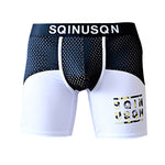 Men's Anti-Chafing Sports Boxer Briefs with Spacious Pouch