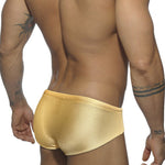 Men's Anti-Odor Sporty Cut Solid Color Swim Briefs
