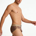 4 Pack Men's Breathable Thin & Soft-Touch Mid-Rise Briefs