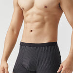 3 Pack Men's Striped Trunks for Ultimate Comfort