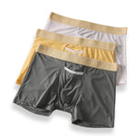 3 Pack Men's Stay-Put Fit Stretch Fabric Seamless Comfort Trunks