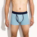 2 Pack European Luxury Brand Personalized Striped Men's Underwear