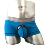 2 Pack Men's Detachable Pouch Breathable Boxer Briefs