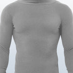 Men's Mid-high Collar Warm Cold-proof Long-sleeved Bottoming Shirt