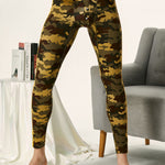 Men's Camouflage Cotton Long Johns with Side Stripes