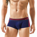 Men's Slim-Fit Cotton Trunks - Low Rise & Lifting Support