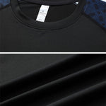 Mens Super Elastic Sport Gym Quick-drying Tops