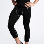 3 Pack Men's Multi-Sport Workout Ready Close-Fitting Comfort Activewear Tights