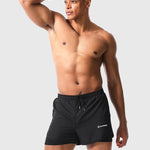 Men's Quick Dry Double Layer Mesh Breathable UPF Drawstring Swimming Boxers