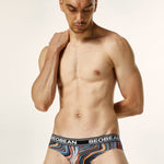 Men's Colorful Texture Low-Rise Briefs