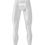Men's Lightweight Semi-See-Through Sports Pants with Spacious Pouch