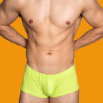 2-pack Men's Solid Color Comfortable Button-down Trunks