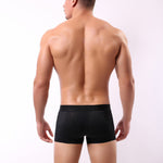 3 Pack Men's Striped U-Pouch Low-Rise Breathable Slim-Fit Trunks