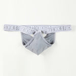 3 Pack Men's Low-Rise Stretch Thongs – Contour U-Pouch Comfort Fit