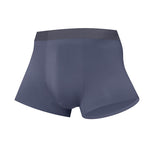 2 Pack Men's Seamless Comfort Stretch Fabric Breathable Modern Fit Solid Color Trunks
