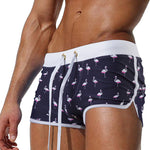 Men's Bold Prints Quick-Dry Pocket Swim Shorts & Trunks