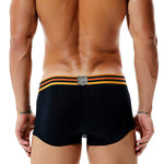 2 Pack Men's Low-Rise Cotton Breathable Trunks Suitable for Sports