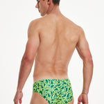 Vibrant Quick-Dry Swim Briefs for Men