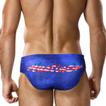 Men's Low-Rise Stylish Animal Print Swim Briefs