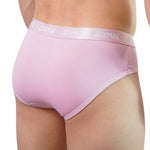 2 Pack Men's Sporty Letter Print Supportive Low-Rise Ice Silk Skin-Friendly Bikini
