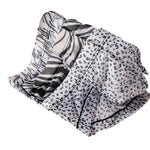 3 Pack Men's Ice-Silk Leopard Mesh Support Pouch Briefs