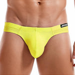 Men's Simple Breathable Mesh Pouch Thong & Strings