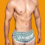 2 Pack Men's Loose Aloha Cotton Plaid Home Pants