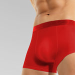 4 Pack Men's Silky Thin Seamless Trunks