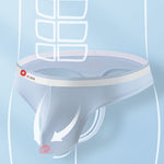 3 Pack Men's Ice Silk Sexy U-Shaped Pouch Kiss Thong