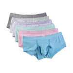 3 Pack Men's Cotton 3D Dual Pouch Low Rise Breathable Briefs