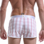 2 Pack Men's Silky Touch Skin-Friendly Chafe-Free Design Boxers Shorts