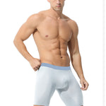 2 Pack Men's Active Flyless Boxer Briefs