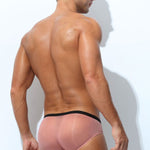 Men's Low Waist Narrow Waist Ice Silk Breathable Convex Pocket Briefs