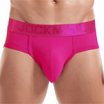 Men's Solid Color Mesh Breathable Sports Fitness Briefs