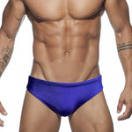 Men's Seamless Comfort Sexy Solid Color Full Coverage Swim Briefs