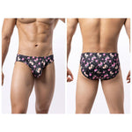 6 Pack Men's Sexy Bold Prints Odor-Control Stay-Put Fit Briefs