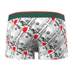 2 Pack Men's Seamless Comfort Playful Style Prints Breathable Trunks