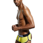 2 Pack Men's Workout Ready Color-Block Sporty Cut Odor-Control Jockstraps