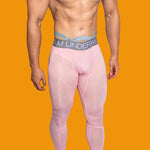 Men's Low-Rise Breathable Silk-Like Semi-Transparent Tights