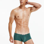 2 Pack Men's Stretch Fit Lightweight & Airy Solid Color Premium Comfy Trunks