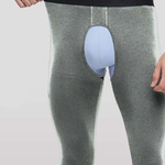 Men's Pure Cotton Open Crotch Breathable Warm Pants