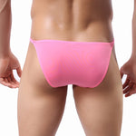 4 Pack Men's Cooling Touch Adjustable Ice Silk Bikinis